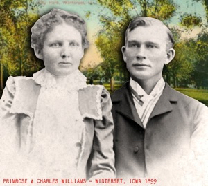 Charles Albert & Primrose Jones Williams 1899